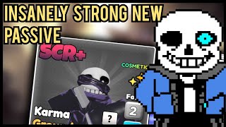 The NEW SCR Sans is INSANELY Good in Anime World Tower Defense [upl. by Asilem922]