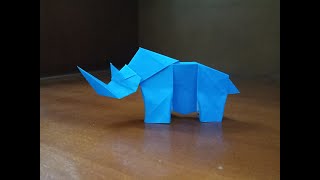 Origami Rhino  How To Fold Rhino [upl. by Nac911]