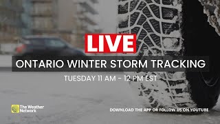 LIVE TRACKING  30 cm of Snow Possible as a Winter Storm Bears Down on Ontario and Quebec [upl. by Htial486]