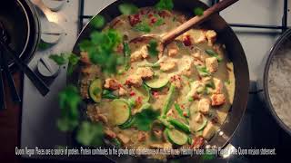 Quorn Vegan Pieces Thai Green Curry Recipe  TV Advert 2019  Quorn [upl. by Sajet]