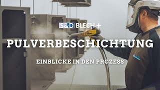 Pulverbeschichtung bei SampD Blechtechnologie [upl. by Yniffit]