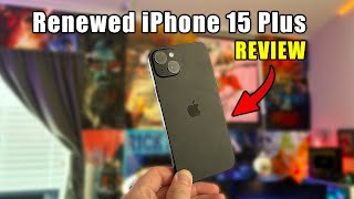 Full Review of iPhone 15 Plus Renewed [upl. by Eikcaj]