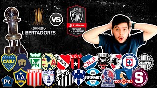 COPA LIBERTADORES vs CONCACHAMPIONS ¿Quiénes hubieran sido los GIGANTES DE LA INTERAMERICANA [upl. by Pavel]