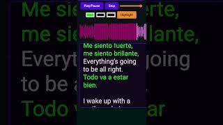 MEJORA EL LISTENING DE INGLES CON CANCIONES learnenglish ingles listening aprendeingles shorts [upl. by Einnal]