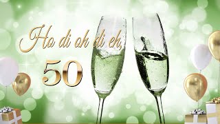 Geburtstagslied zum 50 UND Gratulationsworte professionell eingesprochen Video o MP3 herunterladen [upl. by Witherspoon]