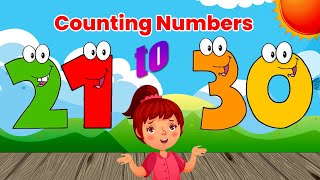 Counting Numbers 21  30  Learn To Count from 21 to 30 Numbers  Kindergarten [upl. by Racso]