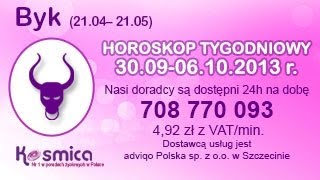 Horoskop tygodniowy dla Byka 300906102013 na Kosmica [upl. by Renaud]