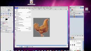 Como hacer una transparencia con el Gimp [upl. by Phillie325]