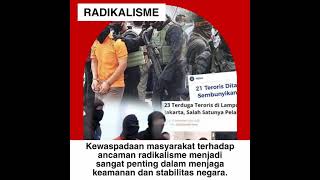 Waspada Ancaman Radikalisme tolakradikalisme lawanterorismeBanguntoleransiCegahterorisme [upl. by Ssidnak620]