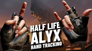 Half Life Alyx With ONLY HAND TRACKING  Quest 3 Steam Link Gameplay [upl. by Kristie219]