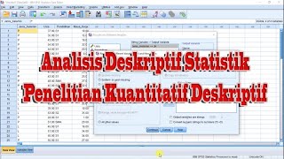 1  Uji Statistik Deskriptif Data Penelitian Kuantitatif Deskriptif dengan 4 Variabel [upl. by Howes]