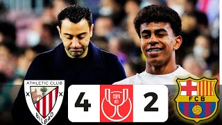 Athletic Club vs Barcelona 42  Match Review Copa del Rey [upl. by Enelak]