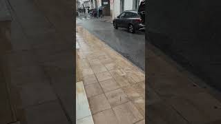 💥El paso de la Dana 🌧️⚡ por Ronda Málaga shortsyoutube rainnature [upl. by Della725]