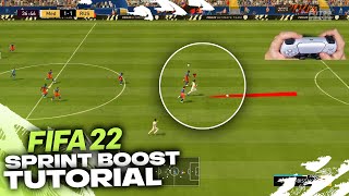 THE FIFA 22 SPEED BOOST TUTORIAL [upl. by Meingolda]