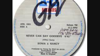 DISC SPOTLIGHT “Never Can Say Goodbye” by Sonia amp Nancy 1986 [upl. by Doll]