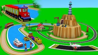 Kereta Api Toy train videos for Children  Trains for children Choo train cartoon [upl. by Varick]