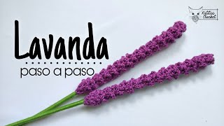 LAVANDA A CROCHET💐  PASO A PASO  FÁCIL Y RÁPIDO [upl. by Atirihs]