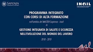 Corso di Alta Formazione quotNuove metodologie del rischio biomeccanicoquot  Prof Serrao [upl. by Tepper977]