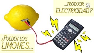 ¿Se puede generar electricidad con limones [upl. by Adam]