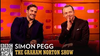 Simon Pegg and Tom Cruise Used Superman Against Henry Cavill  The Graham Norton Show [upl. by Oshinski]