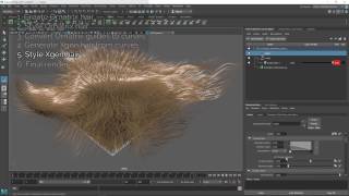 Ornatrix Maya Ornatrix to XGen interop [upl. by Rafaelof792]