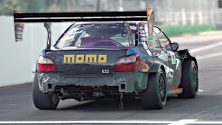 Twin Turbo EJ25 Subaru Impreza STi Time Attack Project Car by GMCRacing  OnBoard  Monza racetrack [upl. by Atsylac737]