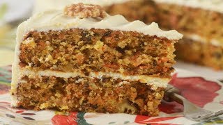 Carrot Cake Recipe Demonstration  Joyofbakingcom [upl. by Eolc]