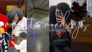 halloween fun venue shopping new hair mom stuff amp more  majette mondays [upl. by Lowry]