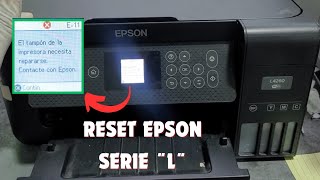 Reset Epson L4260  El Tampon de la impresora necesita repararse [upl. by Henrie831]