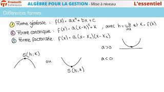 Fonction quadratique [upl. by Marillin]