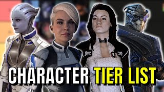 Ranking ALL Mass Effect Characters TIER LIST [upl. by Amil]