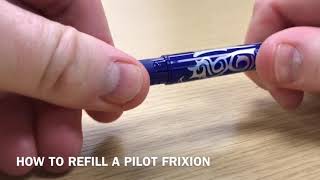 How to refill a Pilot FriXion [upl. by Ruthven]