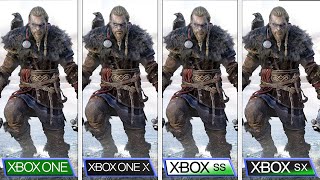 Assassins Creed Valhalla  One  OneX  Series S  Series X  Graphics amp FPS Comparison [upl. by Hollis]