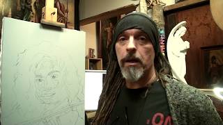 How I do an underpainting Grisaille [upl. by Pownall900]