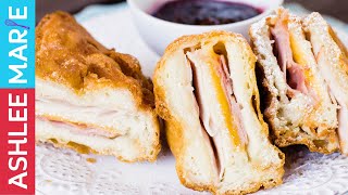 How to make a Deep Fried Monte Cristo Sandwich [upl. by Olia185]