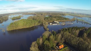 Hochwasser Kellinghusen 2014 von oben [upl. by Matrona329]