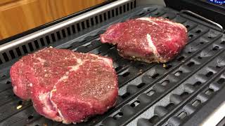 Power Smokeless Grill Cooking Filet Mignons [upl. by Jarret]