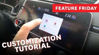 Tutorial Customizable Infotainment System on the 2021 Honda CRV [upl. by Yekcaj]