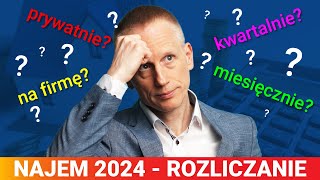 Rozliczenie Najmu w 2024 Jak Zapłacić MNIEJ Podatku Dokładne Wyliczenia [upl. by Akenehs]