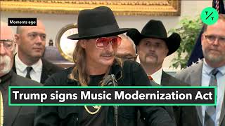 Kid Rock Speaks at the White House [upl. by Harlen]