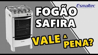 Fogão Esmaltec 4 Bocas Safira  Vale a pena investir nessa marca [upl. by Liatrice]