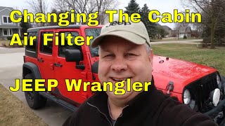 How To Change the Cabin Air Filter on a JEEP Wrangler [upl. by Adia]