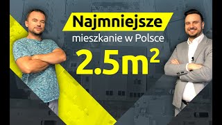 NAJMNIEJSZE MIESZKANIE W POLSCE 25 m2 [upl. by Ynnor268]