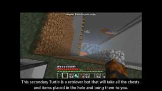 Totally automatic mining retrieving and sorting system Minecraft ComputerCraft [upl. by Sallie]