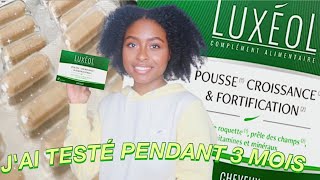 JAI TESTÉ LUXEOL PENDANT 3 MOIS │ COMPLÉMENT ALIMENTAIRE POUSSE CROISSANCE ET FORTIFICATION [upl. by Yssis]