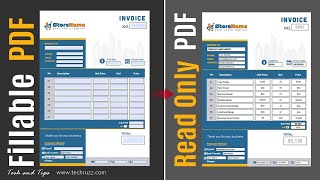 How to Make PDF NonEditable How to Make a PDF Noneditable as a ReadOnly PDF [upl. by Ezekiel777]