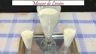 Mousse de Limón con 3 ingredientes  Receta de Cocina en Familia [upl. by Nnairac]