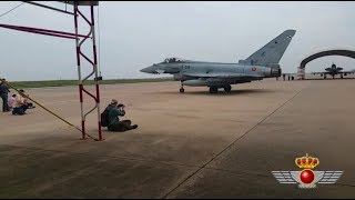 Two USAF B1B Lancers Land at Morón Air Base Spain [upl. by Ioyal]