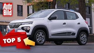 Elektroautos 2021  Die fünf günstigsten EAutos  Ranking  Top 5 [upl. by Hobart]