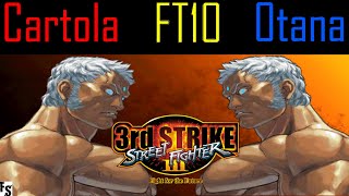 Street Fighter III Third Strike  Cartola Urien vs Otana Urien Fightcade FT10 [upl. by Bruis975]